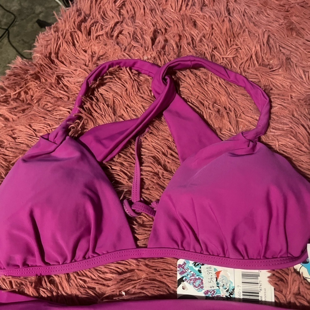 Powder room bikini purple size 7 NWT - Picture 2 of 9